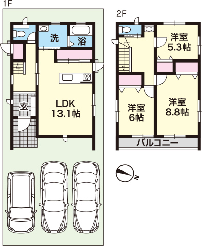 新古住宅 新潟市 新潟市西区寺尾上　A棟