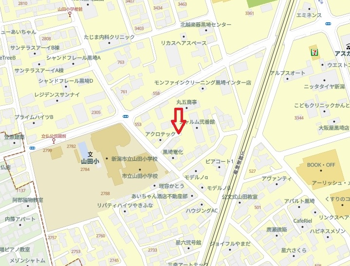 売地 新潟市 新潟市西区山田字中道上の西481番5　外2筆